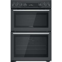 Hotpoint CD67V9H2CA/UK Electric Freestanding 60cm Double Cooker - Dark Grey