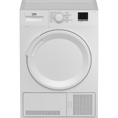 Beko DTLCE80051W 8kg Freestanding Condenser Tumble Dryer - White