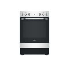 Hotpoint HS67V5KHX/UK Silver Electric Single Cooker