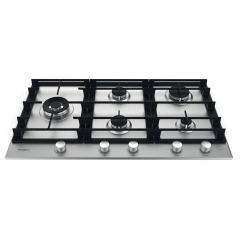 Whirlpool GMWL958/IXL Gas 90CM Hob - Stainless Steel