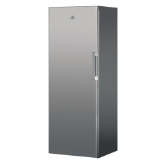 Freestanding upright freezer: silver colour - UI6 F2T S UK