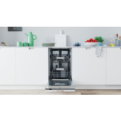 Integrated dishwasher: slim, silver colour - DSIO 3T224 E Z UK N