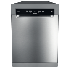 Hotpoint HFC 3C26 WC X UK Freestanding Full Size Dishwasher - Inox