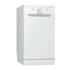 Indesit Slimline DF9E 1B10 UK Freestanding Dishwasher - White